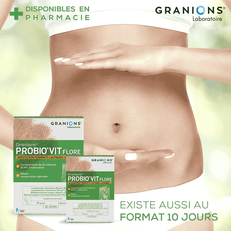 商品Granions|格兰宁肠道益生菌胶囊 30粒 减少肠胃不适平衡肠菌,价格¥229,第4张图片详细描述