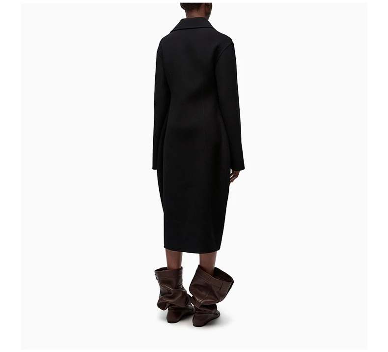商品[国内直发] Loewe|LOEWE 黑色女士大衣 S540Y01X86-1100,价格¥14131,第8张图片详细描述