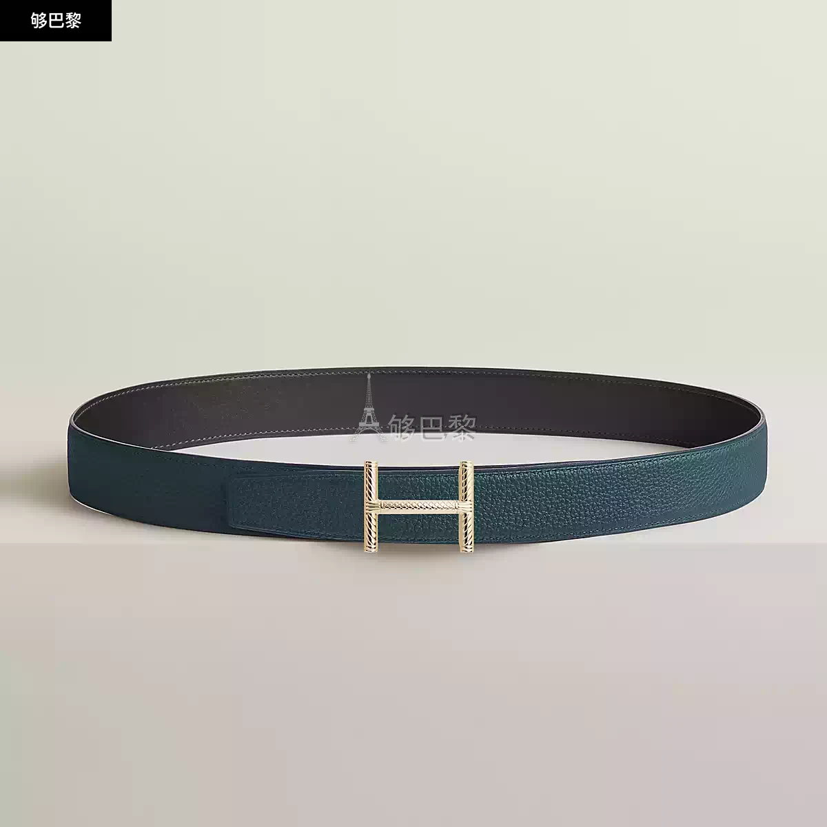 商品Hermes|【预售】 爱马仕 25春夏 男士 腰带 Boucle de ceinture Hisséo & Cuir de ceinture réversible 32 mm H011772UP82 | H073967CAAD ,价格¥8236,第4张图片详细描述