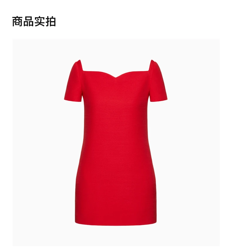 商品[国内直发] Valentino|VALENTINO 红色女士连衣裙 2B3VA1Z5-1CF-157,价格¥14944,第4张图片详细描述