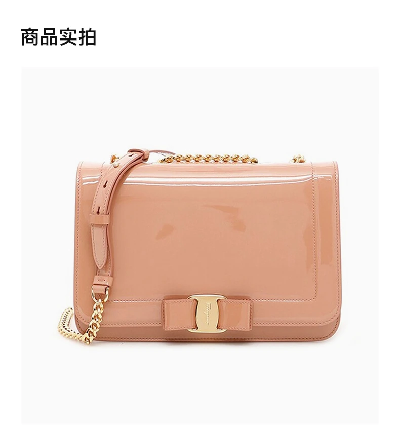 商品[国内直发] Salvatore Ferragamo|SALVATORE FERRAGAMO 浅棕色女士斜挎包 21-G878-687403,价格¥5454,第4张图片详细描述