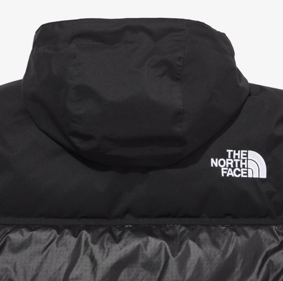 商品The North Face|【享贝家】（预售）THE NORTH FACE Logo刺绣拉链立领羽绒服 韩版冬季 情侣款 男女同款 黑色 NJ1DN50J-BLK,价格¥1458,第7张图片详细描述