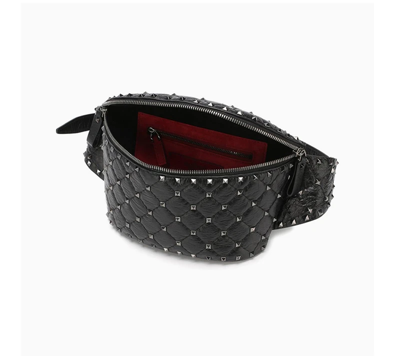 商品[国内直发] Valentino|VALENTINO 黑色女士腰包 RW2B0B45-ARD-0NO,价格¥7000,第6张图片详细描述