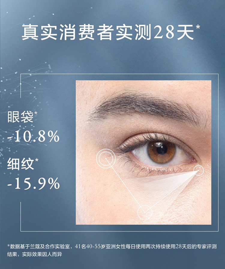 商品Lancôme|兰蔻「新款小黑瓶」3D大眼精华眼部肌底精华液20ml,价格¥373,第12张图片详细描述