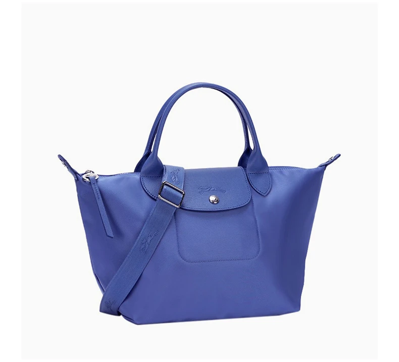 商品Longchamp|LONGCHAMP 女士宝蓝色尼龙小号手提斜挎包 1512598234,价格¥993,第5张图片详细描述