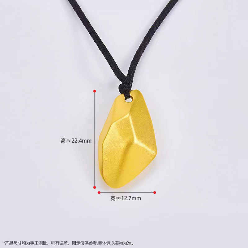 商品[国内直发] Order Dream|古法金空心许愿石挂绳吊坠「黄金发货周期一周」,价格¥2962,第3张图片详细描述