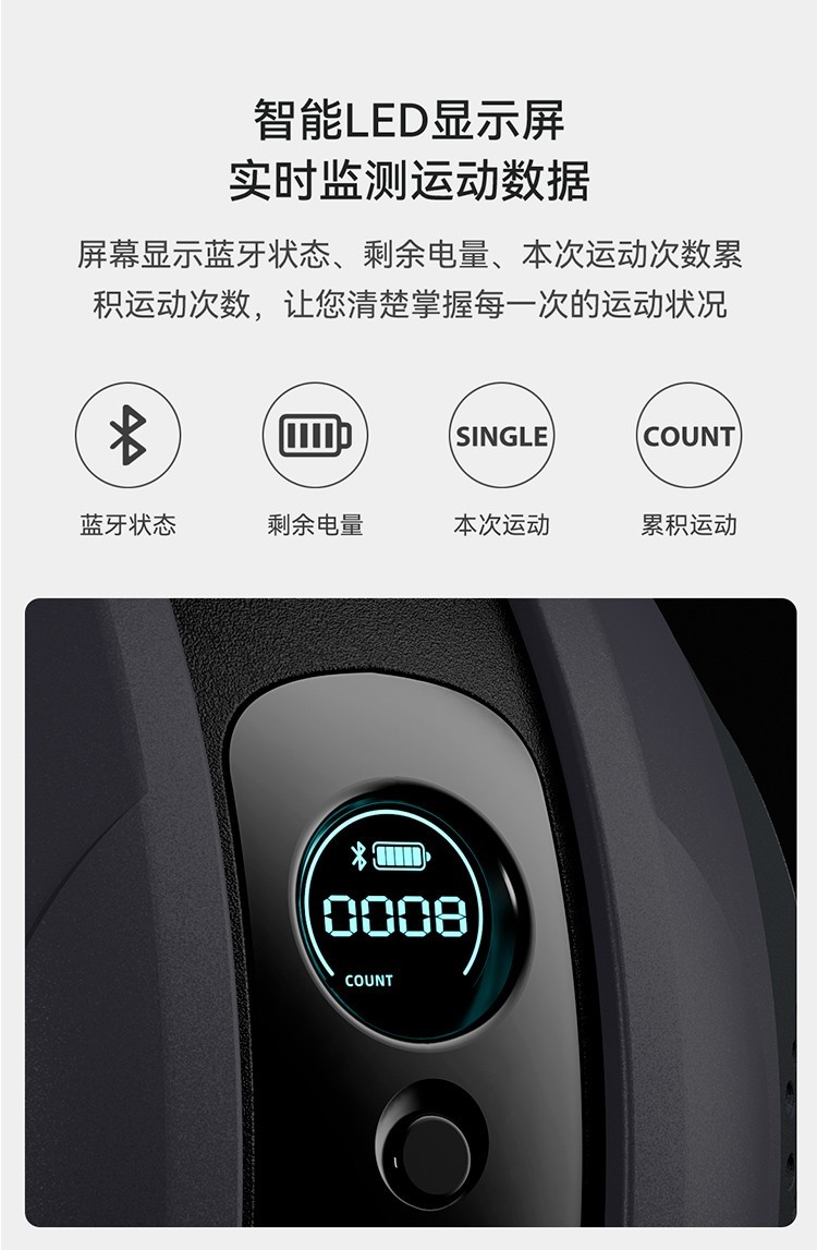 商品[国内直发] YESOUL|野小兽健腹轮自动回弹腹肌轮健身器材卷腹轮马甲线腹肌速成神器智能健腹轮 J20,价格¥276,第12张图片详细描述