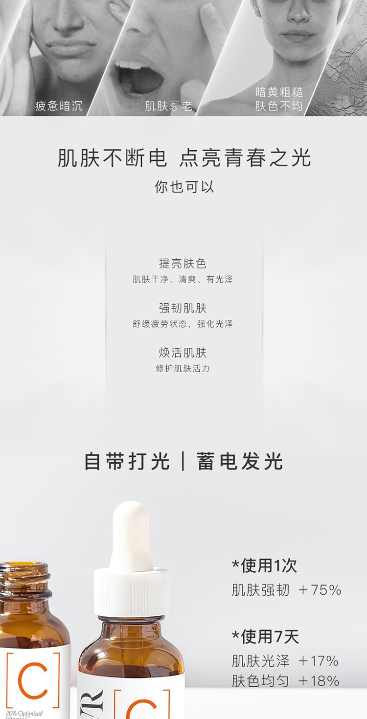 商品SVR Laboratoires|SVR舒唯雅VC焕采安瓶精华液30ml,价格¥310,第3张图片详细描述