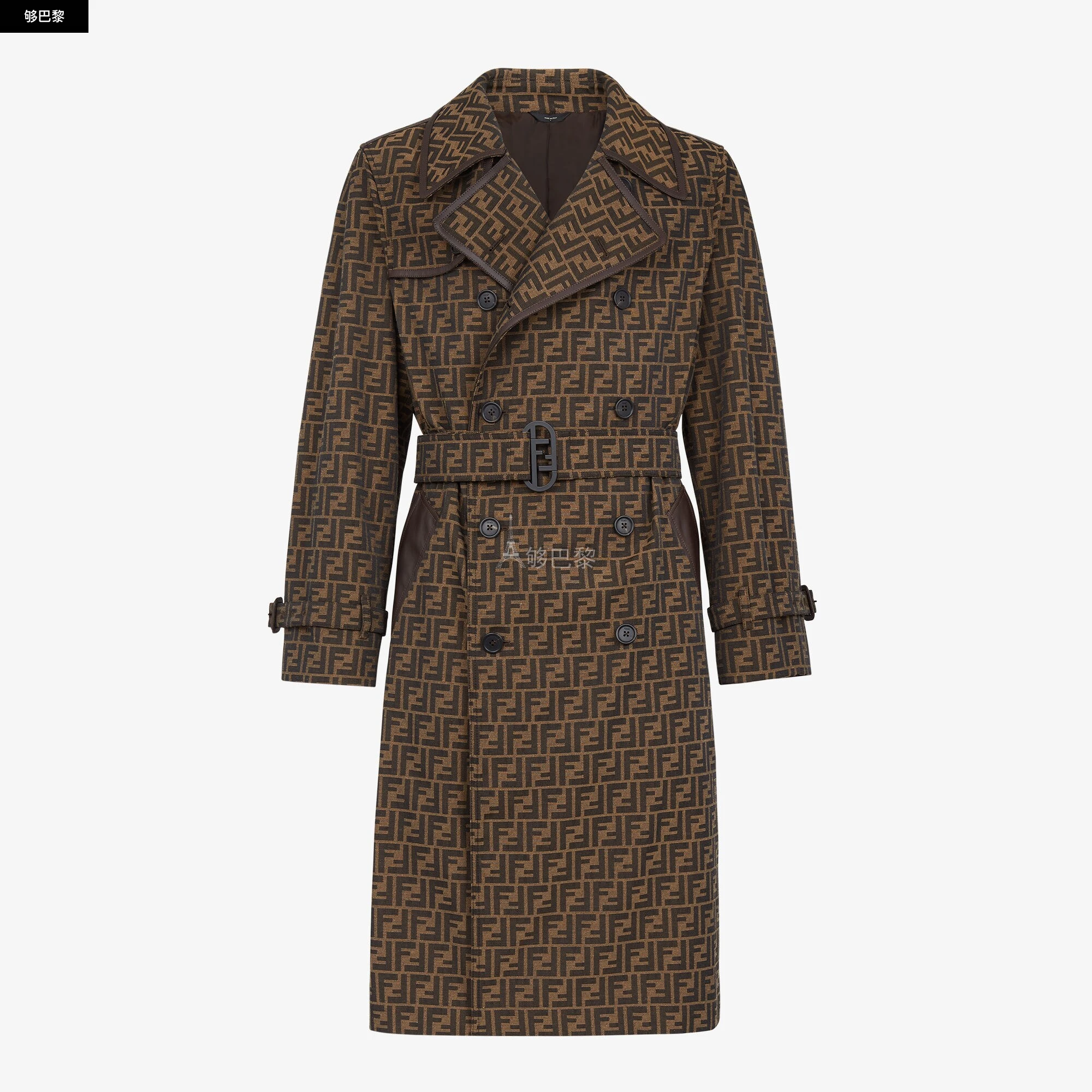 商品Fendi|【预售】 芬迪 25春夏 男士 风衣 Trench Coat FF0671AL5WF1440 ,价格¥39325,第3张图片详细描述