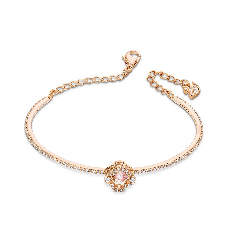 商品Swarovski|【双十一特价】施华洛世奇女士玫瑰金色金银镶钻手链 5440636（香港仓发货）,价格¥284,第7张图片详细描述