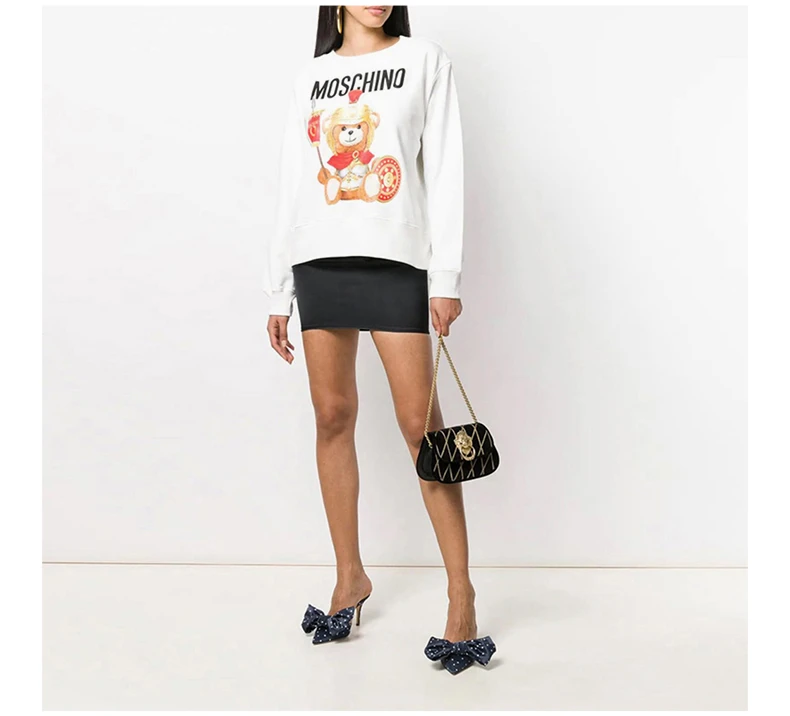 商品Moschino|MOSCHINO 男白色女士卫衣/帽衫 EV1702-5527-2002,价格¥1950,第8张图片详细描述