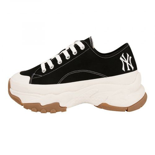 商品MLB|【享贝家】MLB Chunky High Low New York Yanker 低帮帆布鞋 黑 男女同款（预售款，10天发货）32SHU2-111-7-50L,价格¥306,第8张图片详细描述
