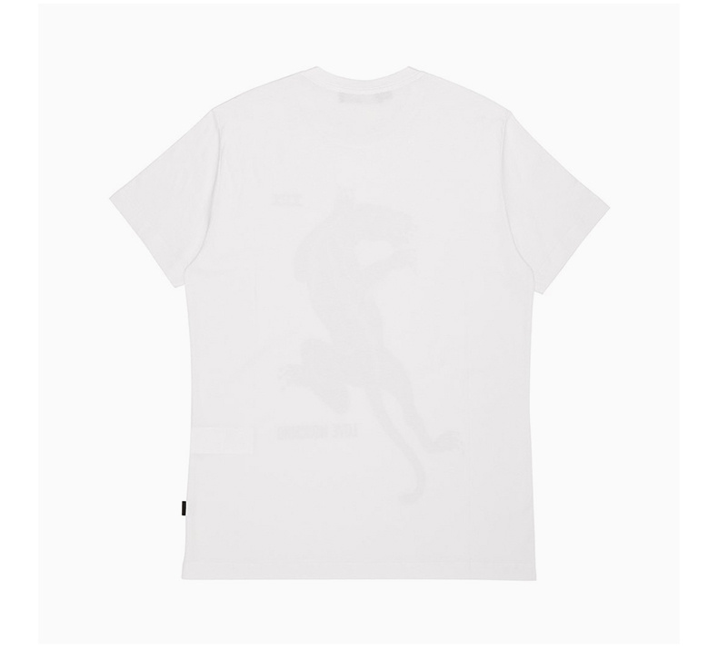 商品[国内直发] Moschino|MOSCHINO 男士白色棉质印花圆领短袖 T 恤 M469517-M3517-A00,价格¥585,第5张图片详细描述