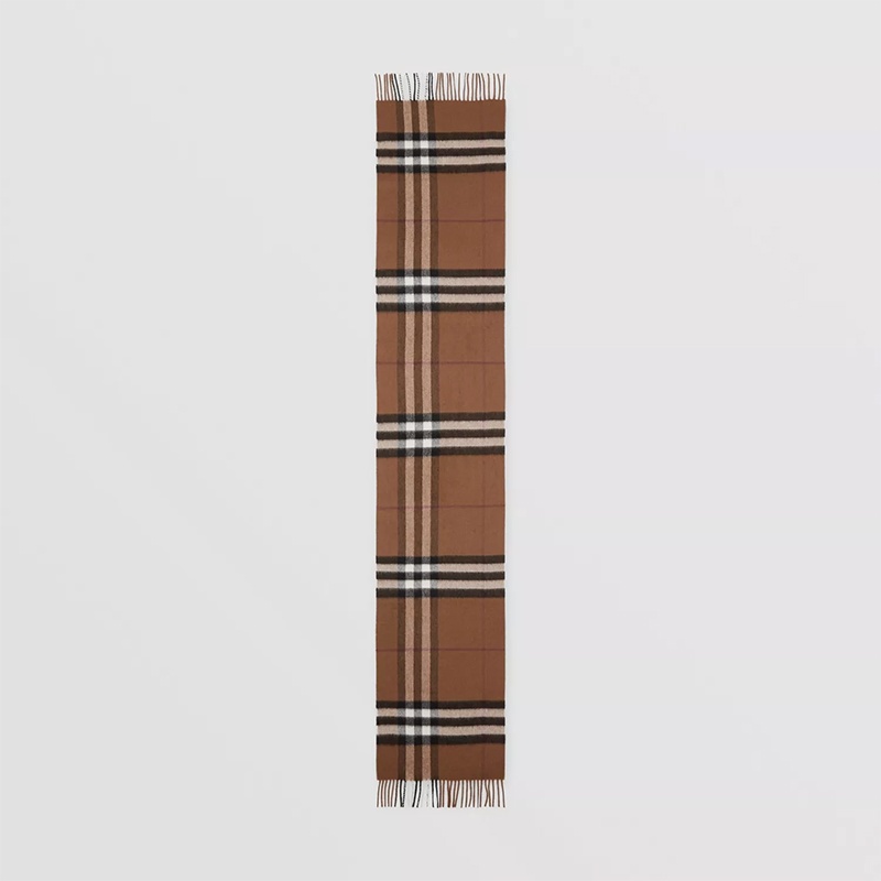 商品Burberry|BURBERRY/博柏利  早秋 经典格纹羊绒围巾 ,价格¥3822,第11张图片详细描述