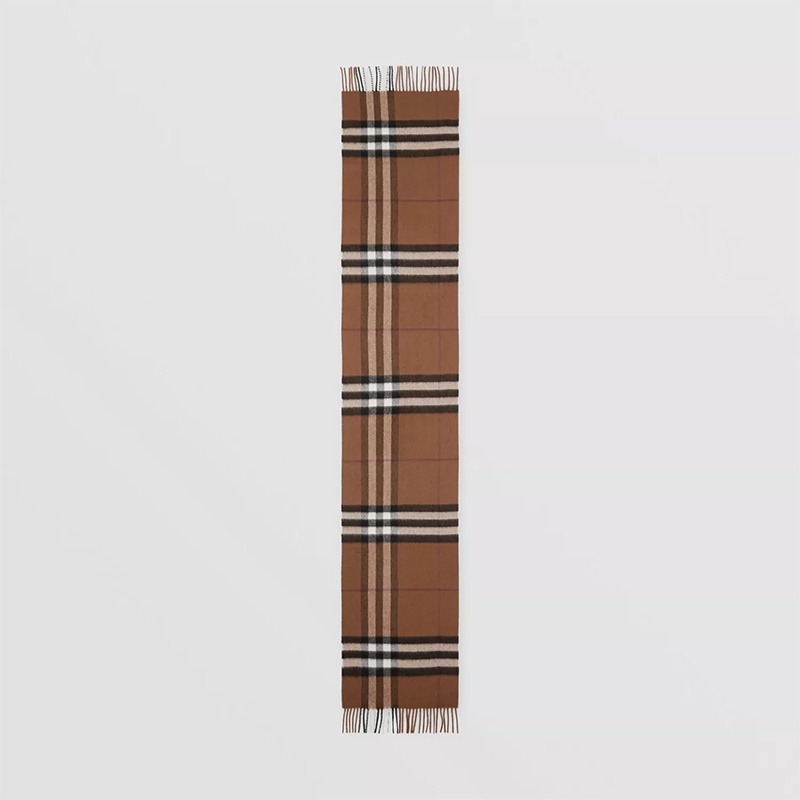 商品Burberry|BURBERRY/博柏利  早秋 经典格纹羊绒围巾 ,价格¥3654,第9张图片详细描述