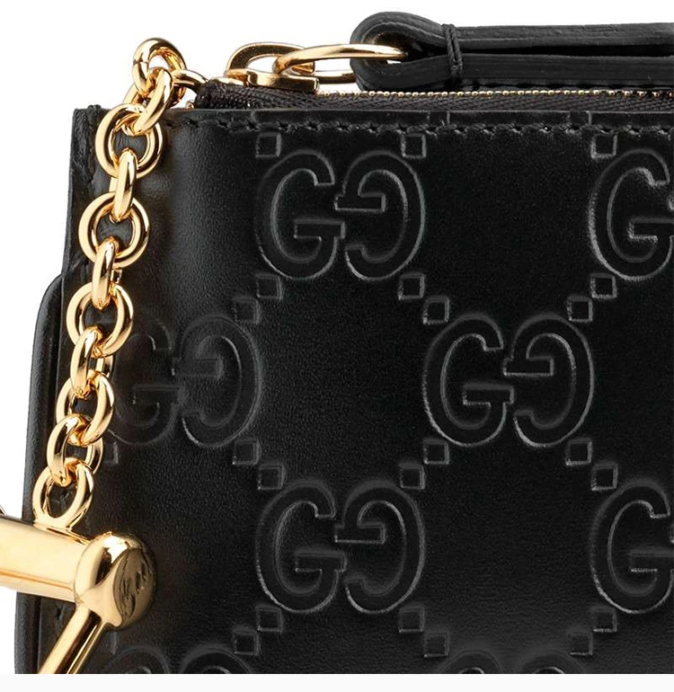 商品Gucci|GUCCI 古驰 女士黑色钥匙包 447964-CWC1G-1000,价格¥2861,第7张图片详细描述