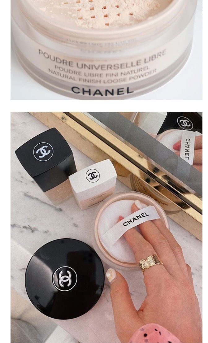 商品Chanel|香奈儿(CHANEL)轻盈蜜粉散粉10#透明色 持久控油 定妆散粉粉饼,价格¥453,第5张图片详细描述