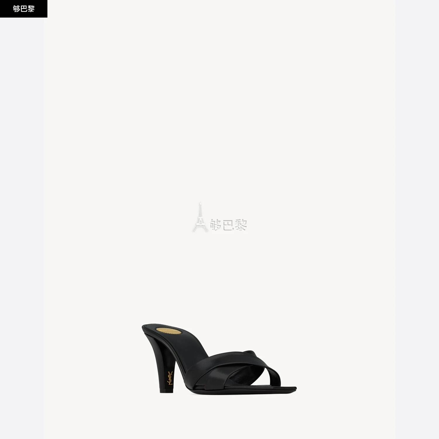 商品Yves Saint Laurent|【预售】 YSL圣罗兰 25春夏 女士 高跟凉鞋 JILL光滑皮革穆勒鞋 825257AACSY1000,价格¥7575,第5张图片详细描述