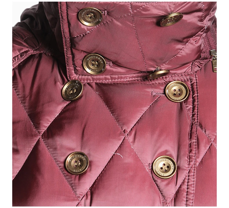商品[国内直发] Burberry|BURBERRY 砖红色女士羽绒服 3933552,价格¥7798,第7张图片详细描述
