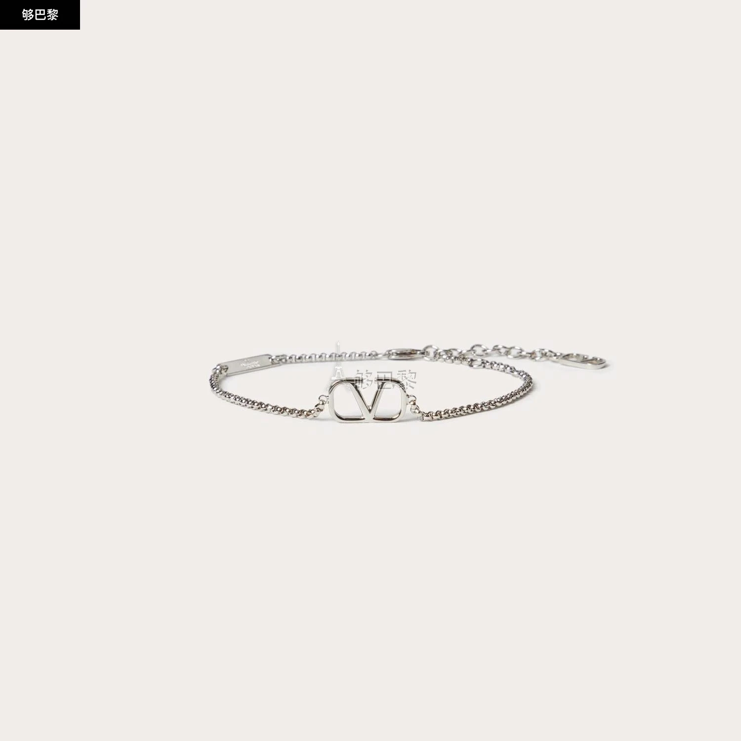 商品Valentino|【预售】 华伦天奴 25春夏 男士 手链 BRACELET VLOGO SIGNATURE EN MÉTAL 4Y2J0N40MET_172 ,价格¥2583,第2张图片详细描述