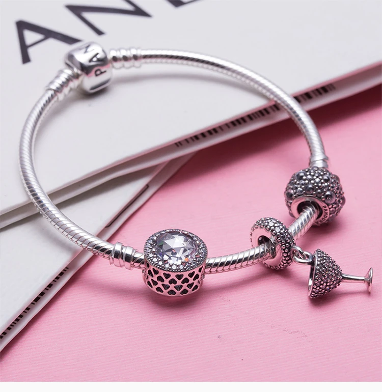 商品[国内直发] PANDORA|PANDORA 银色女士手镯 PAND00061,价格¥660,第5张图片详细描述