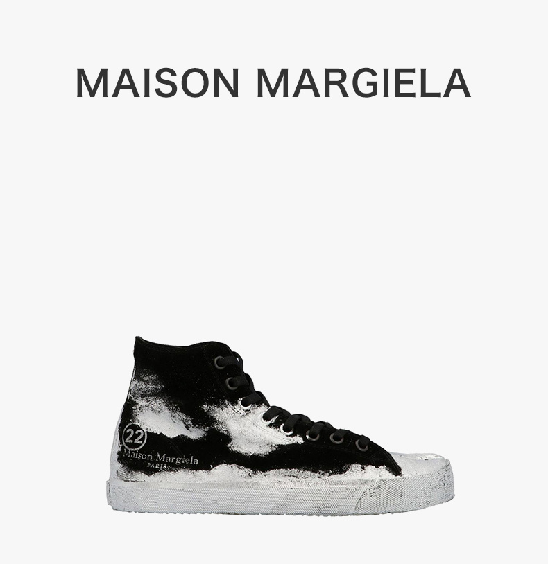商品MAISON MARGIELA|MAISON MARGIELA 女士黑色帆布鞋 S58WS0111-P2519-H1130,价格¥2737,第3张图片详细描述