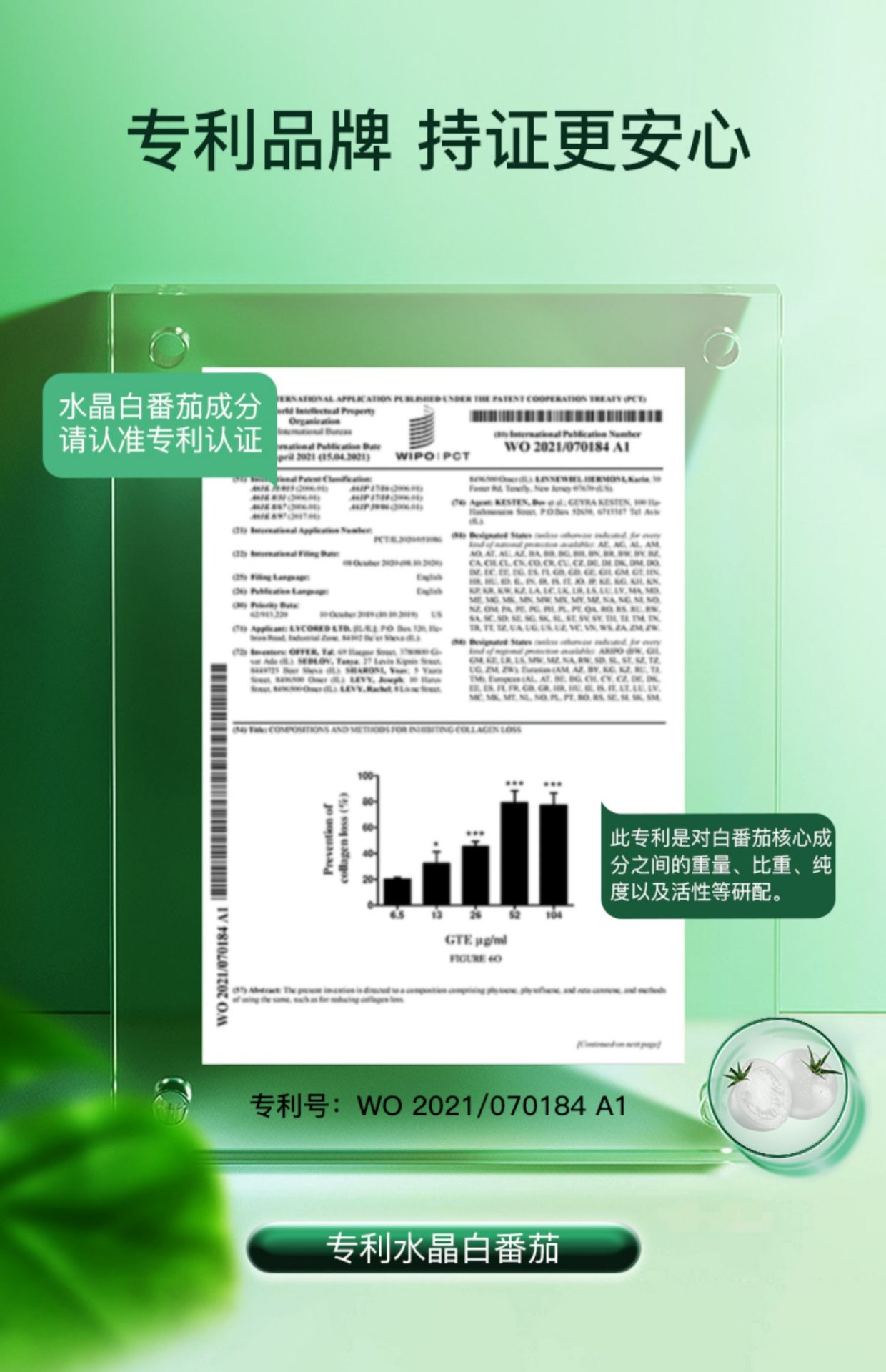 商品[国内直发] Organic Garden|新西兰六维亮白丸升级版内调美白丸减少黑色素进口水晶白番茄淡斑内服全身肤色提亮焕白 60粒,价格¥461,第3张图片详细描述