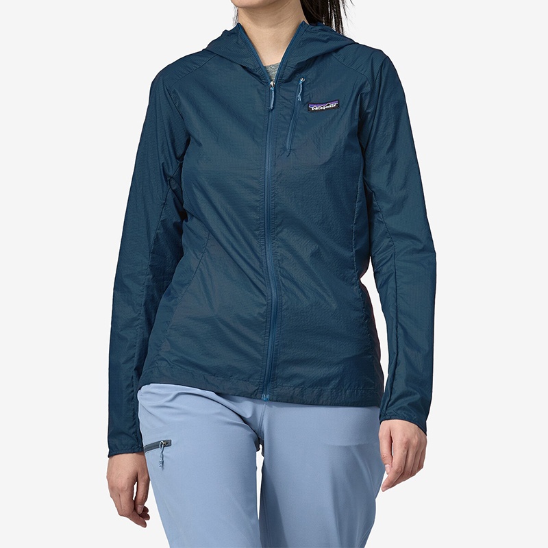 商品Patagonia|巴塔哥尼亚 23年新款 Houdini系列 女士蓝色尼龙连帽夹克,价格¥1282,第3张图片详细描述