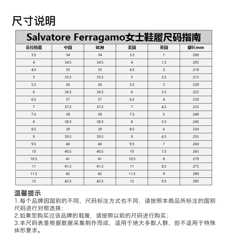 商品Salvatore Ferragamo|Salvatore Ferragamo 菲拉格慕 女士中跟鞋 01-B792-574558,价格¥3273,第5张图片详细描述