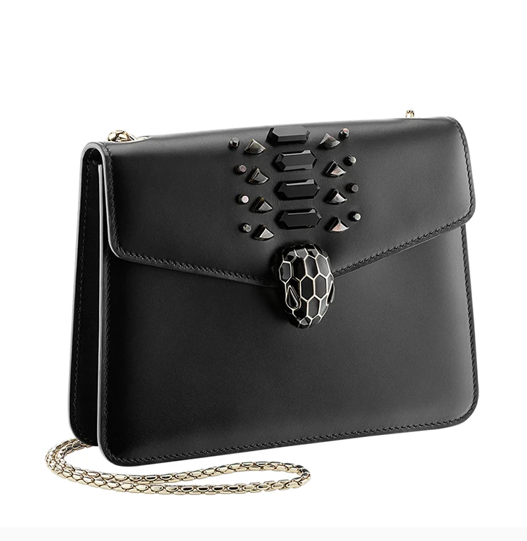 商品[国内直发] BVLGARI|BVLGARI 黑色女士单肩包 289213,价格¥23400,第6张图片详细描述