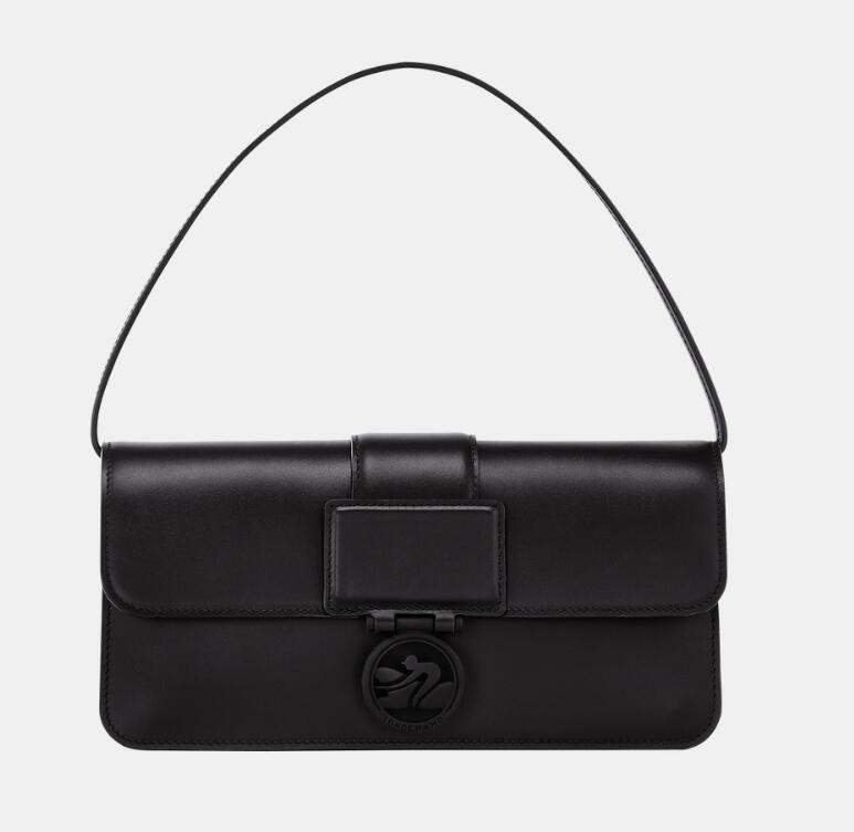 商品[国内直发] Longchamp|珑骧 BOX-TROT 27纯色按扣翻盖法棍单肩手提包,价格¥3322,第1张图片详细描述