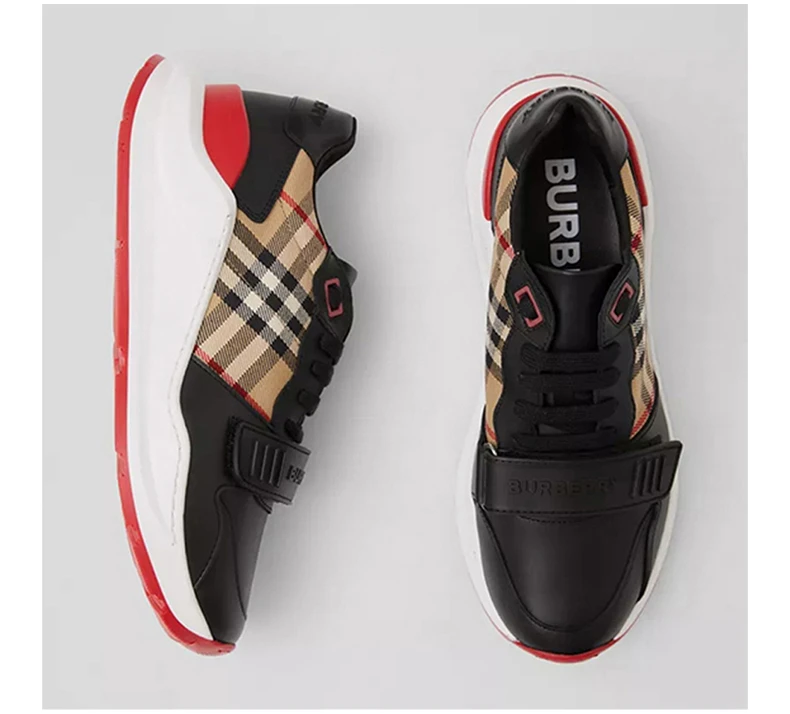 商品[国内直发] Burberry|BURBERRY 女士黑色运动鞋 8038184,价格¥5067,第5张图片详细描述
