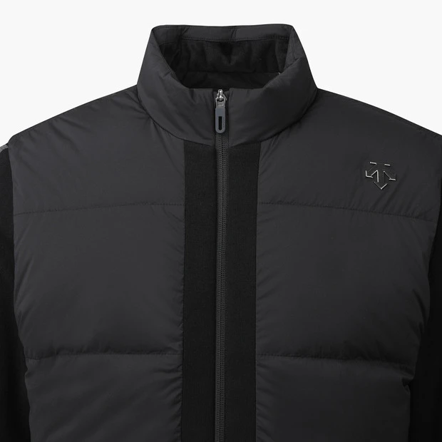 商品【预售商品15天发货】 DESCENTE|GOLF男士混合针织羽绒外套适合户外运动 DP42MFKOO1-BLKG,价格¥2664,第14张图片详细描述