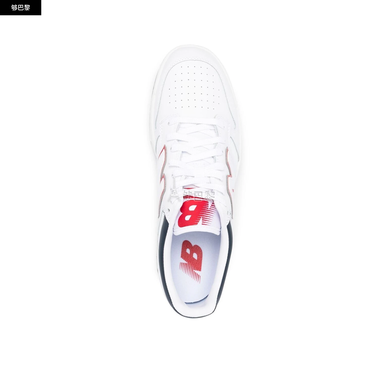 商品New Balance|【特惠7.4折】【预售】 2023秋冬 男士 休闲运动鞋 休闲鞋 2582159  BB480LWGWHITENAVY-0 ,价格¥1318,第5张图片详细描述