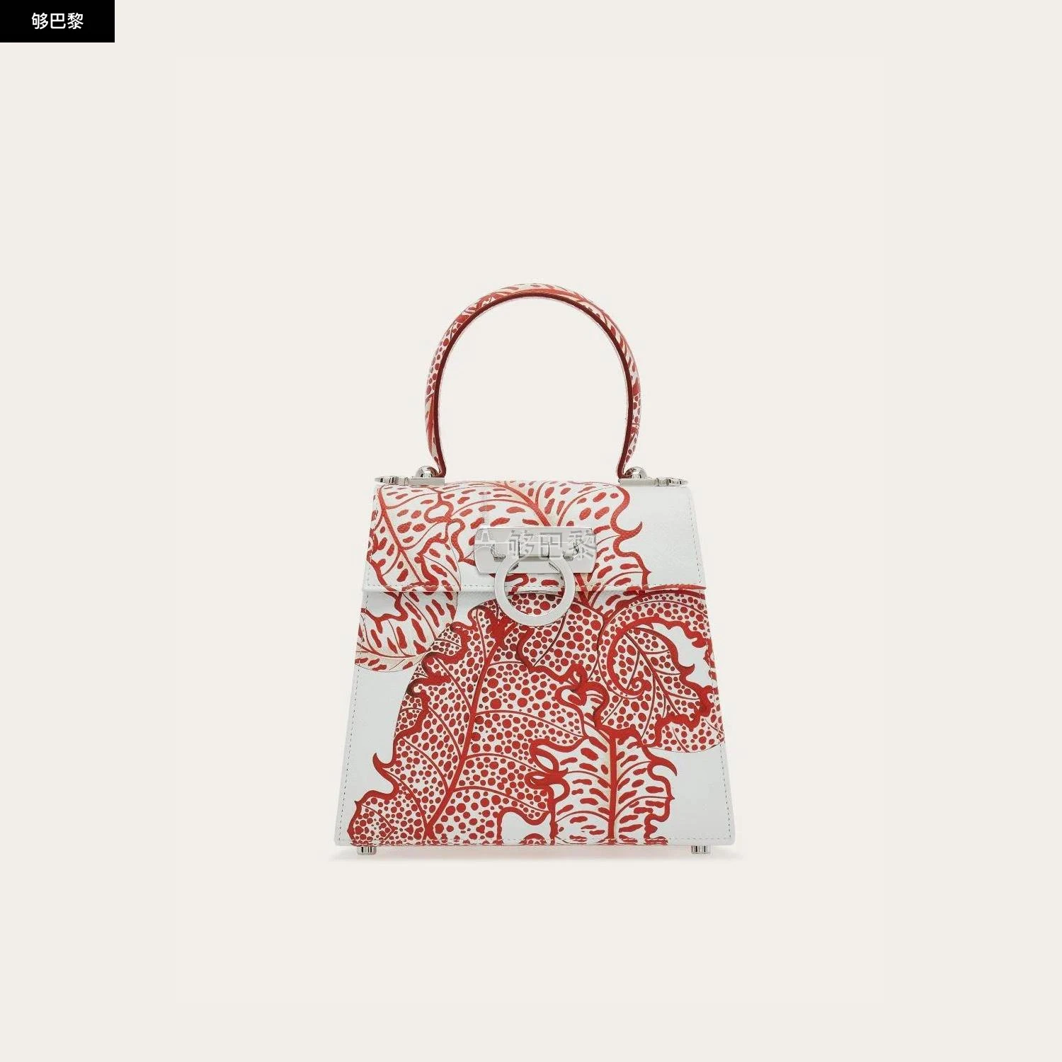 商品Salvatore Ferragamo|【预售】 菲拉格慕 25春夏 女士 手提包 Iconic Top Handle (S) 214967 764774 ,价格¥19320,第2张图片详细描述
