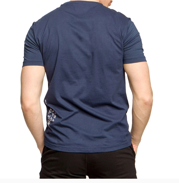 商品Emporio Armani|Emporio Armani 安普里奥 阿玛尼 EA7男士短袖T恤深蓝色 3GPT60-J02Z-1554,价格¥417,第10张图片详细描述