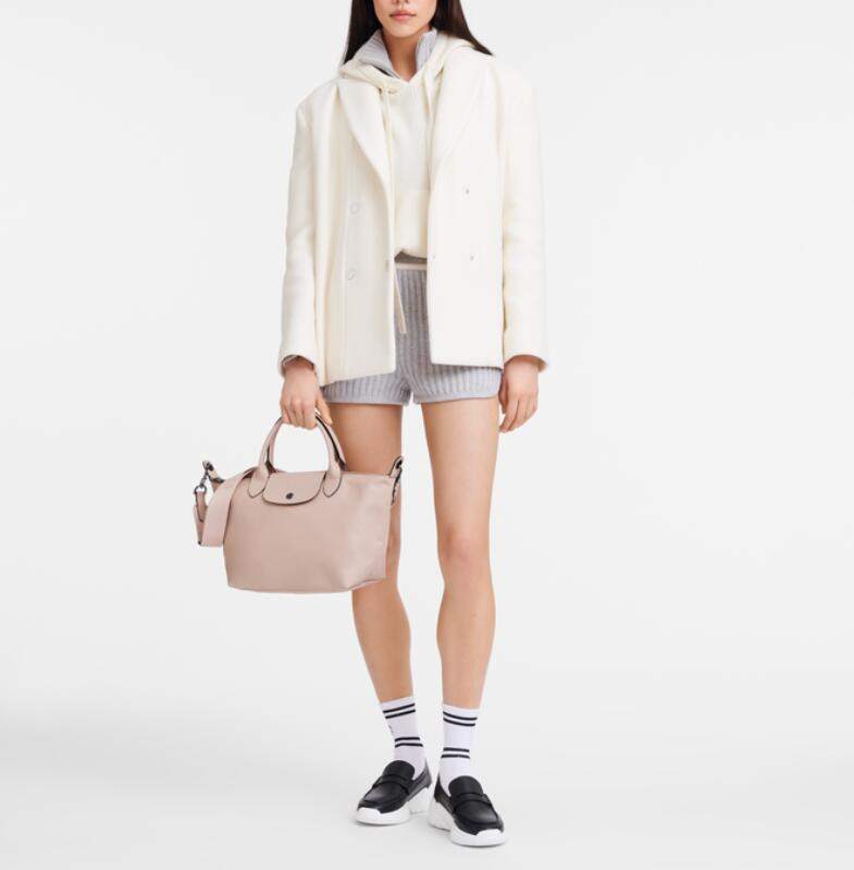 商品[国内直发] Longchamp|珑骧女士中号皮质单肩斜挎包L1512 987,价格¥3839,第14张图片详细描述