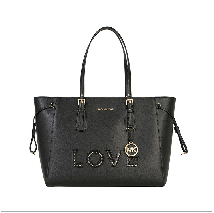 商品[国内直发] Michael Kors|Michael Kors 迈克高仕 女士时尚手提单肩包 30H7GV6T7O-Black,价格¥1219,第4张图片详细描述