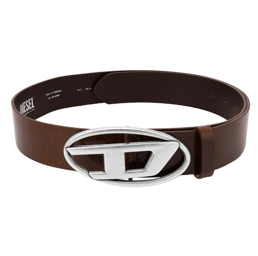 商品[国内直发] Diesel|DIESEL迪赛 OVAL-D LOGO经典系列 春夏新品 别致平滑扣 皮带 男女同款情侣款 棕色 宽4cm,价格¥884,第7张图片详细描述