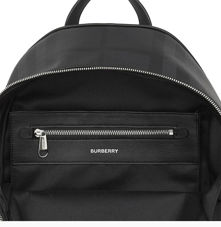 商品[国内直发] Burberry|Burberry 博柏利 男士格纹拼皮革双肩包 8013988,价格¥6746,第7张图片�详细描述