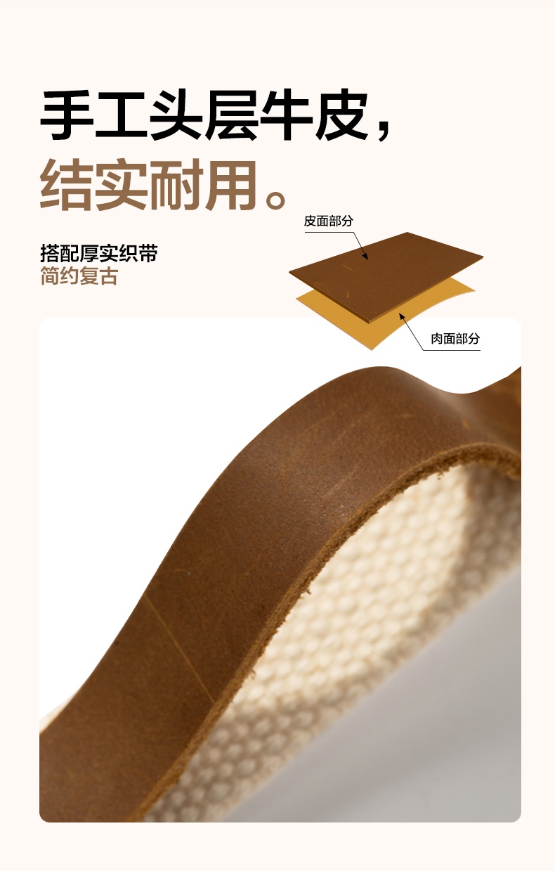 商品[国内直发] MobiGarden|精致露营帐篷挂绳挂架户外野营晾衣绳多功能牛皮置物绳,价格¥82,第7张图片详细描述