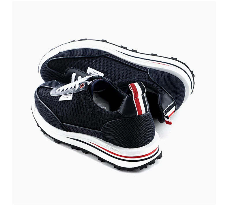 商品Thom Browne|THOM BROWNE 男士黑色运动鞋 MFD228B-03193-415,价格¥3759,第7张图片详细描述