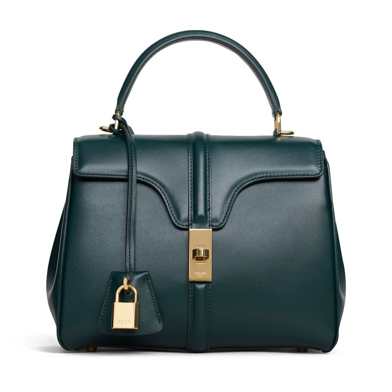 商品Celine|CELINE/赛琳 经典款 女士小号牛皮单肩手提包（多色可选）,价格¥27044,第9张图片详细描述