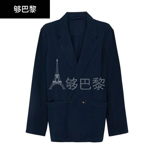 商品Lemaire|【特惠8.7折】包邮包税【预售7天发货】 LEMAIRE 女士 西服外套 Workwear 西装外套  JA1014 LD1002 LMA36NJNBLU,价格¥4689,第2张图片详细描述