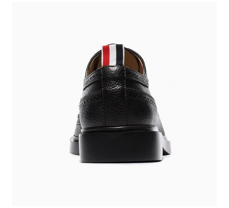 商品[国内直发] Thom Browne|THOM BROWNE 黑色男士系带鞋 MFD002H-00198-001,价格¥3114,第6张图片详细描述