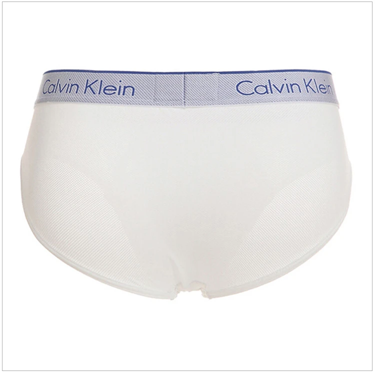 商品[国内直发] Calvin Klein|Calvin Klein 卡尔文 克莱恩 白色尼龙弹性纤维男士低腰透气三角内裤 NB1004-100,价格¥277,第5张图片详细描述
