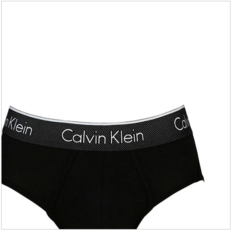 商品[国内直发] Calvin Klein|Calvin Klein 卡尔文 克莱恩 黑色尼龙弹性纤维男士弹力三角内裤 NB1004-001,价格¥306,第7张图片详细描述