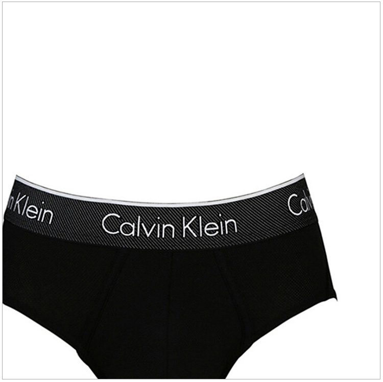 商品[国内直发] Calvin Klein|Calvin Klein 卡尔文 克莱恩 黑色尼龙弹性纤维男士弹力三角内裤 NB1004-001,价格¥285,第7张图片详细描述