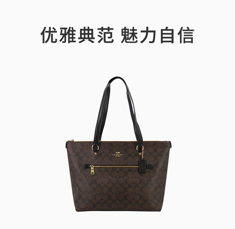 商品Coach|COACH 棕色女士单肩包 F79609IMAA8,价格¥1183,第1张图片详细描述