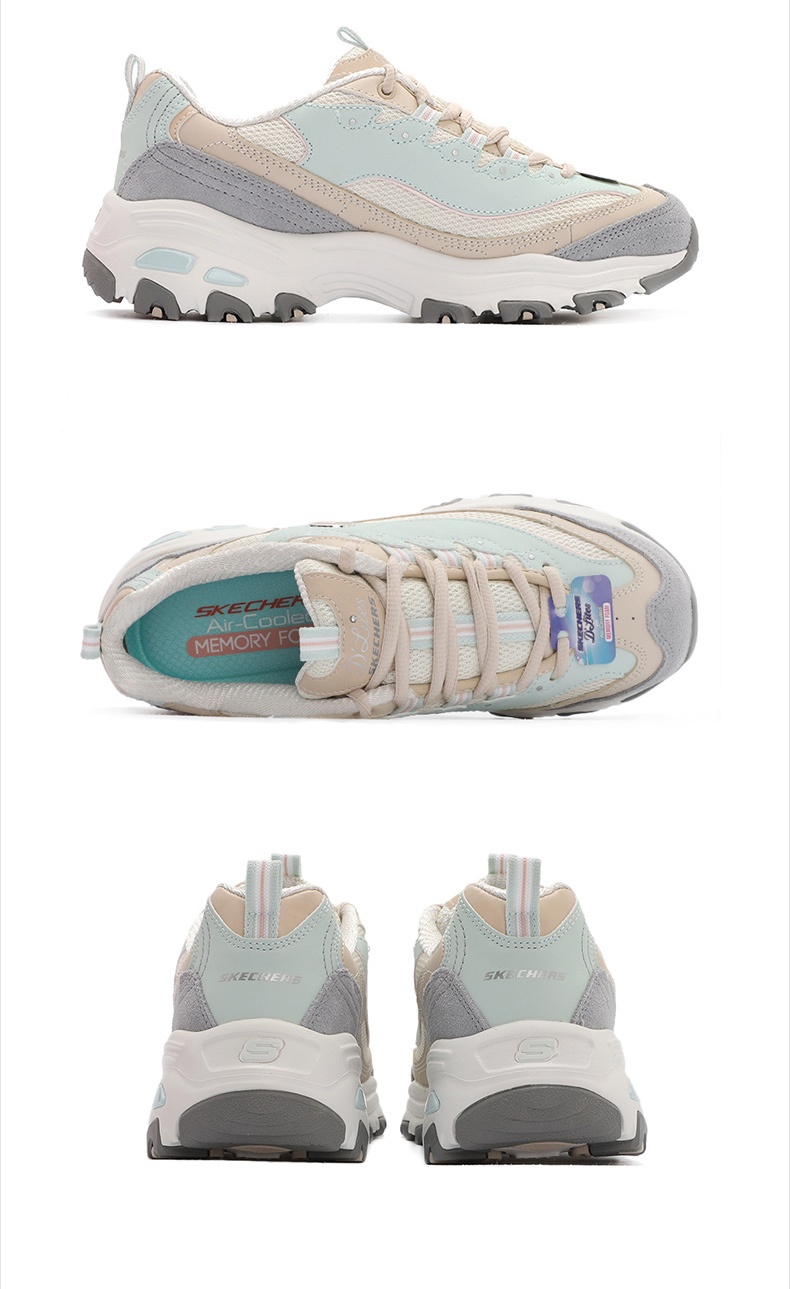 商品[国内直发] SKECHERS|熊猫鞋 D'LITES 1.0时尚绑带女士运动休闲鞋,价格¥354,第17张图片详细描述